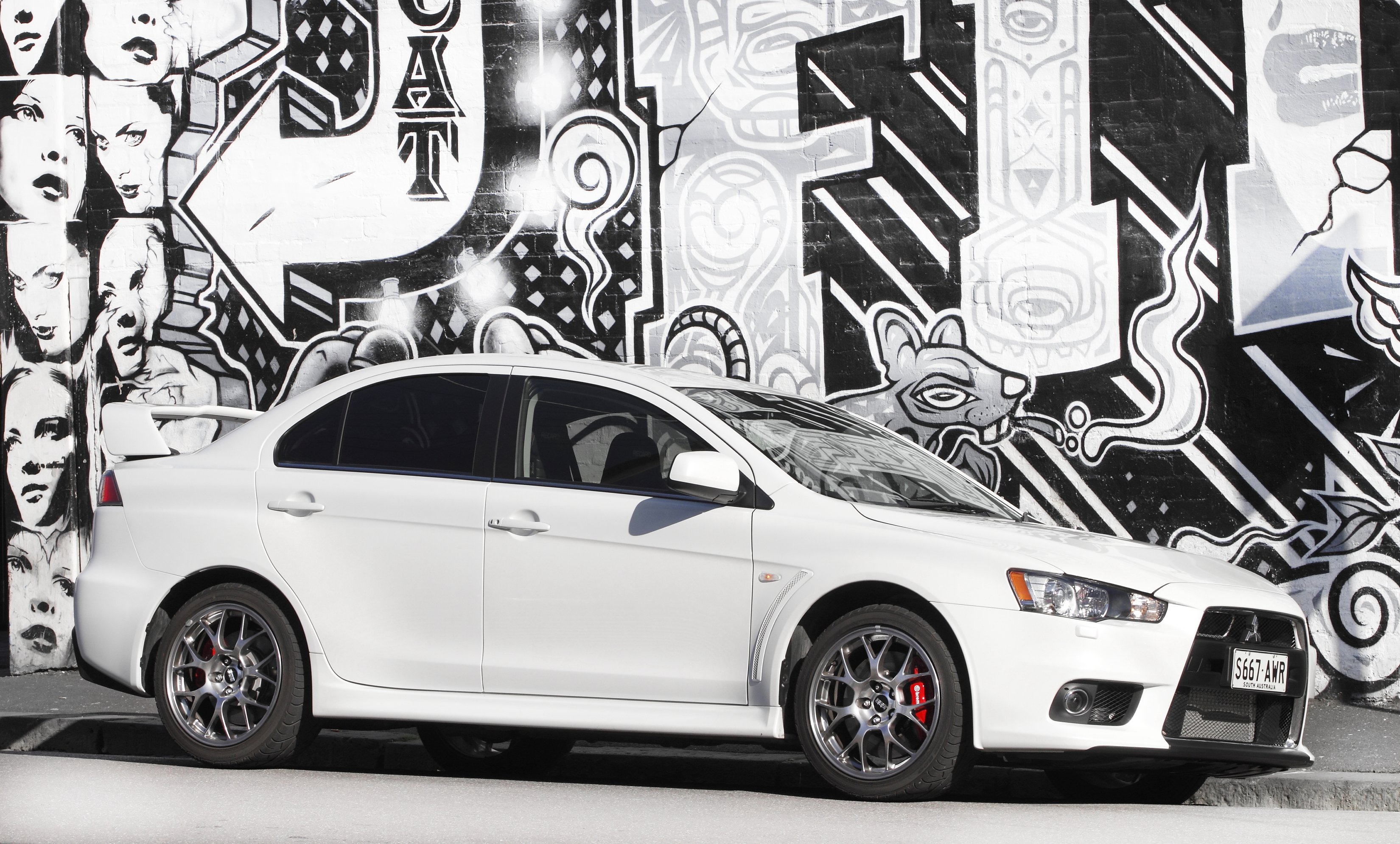 2008, Mitsubishi, Lancer, Evolution, X, Au spec Wallpaper