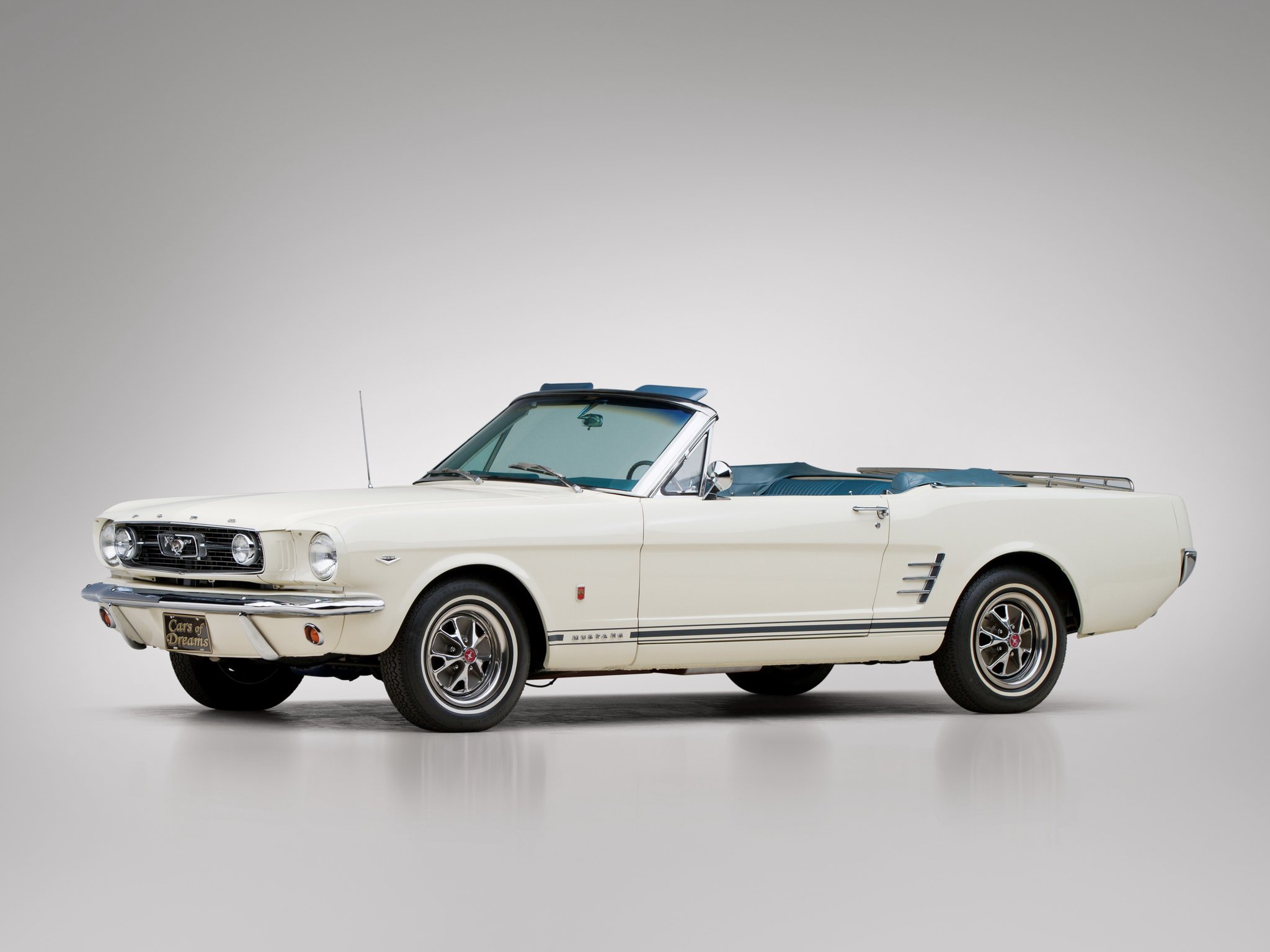 1966, Ford, Mustang, G t, Convertible, Muscle, Classic Wallpaper