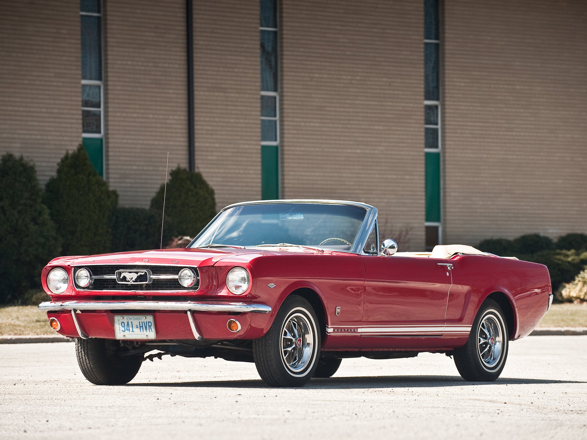 1966, Ford, Mustang, G t, Convertible, Muscle, Classic Wallpaper