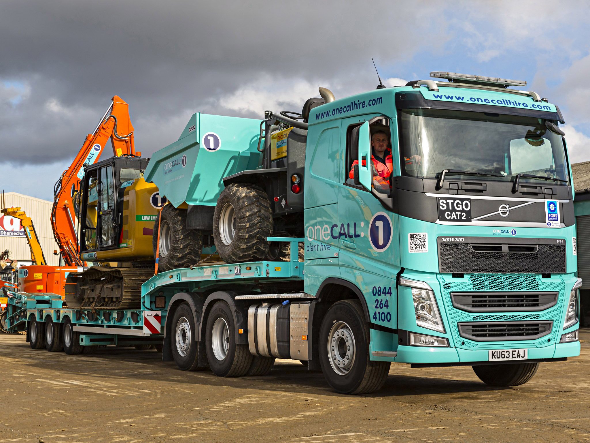 2012, Volvo, F h, 500, 6x2, Uk spec, Semi, Tractor Wallpaper
