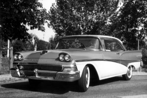 1958, Ford, Fairlane, 500, 2 door, Victoria, Hardtop,  63a , Retro