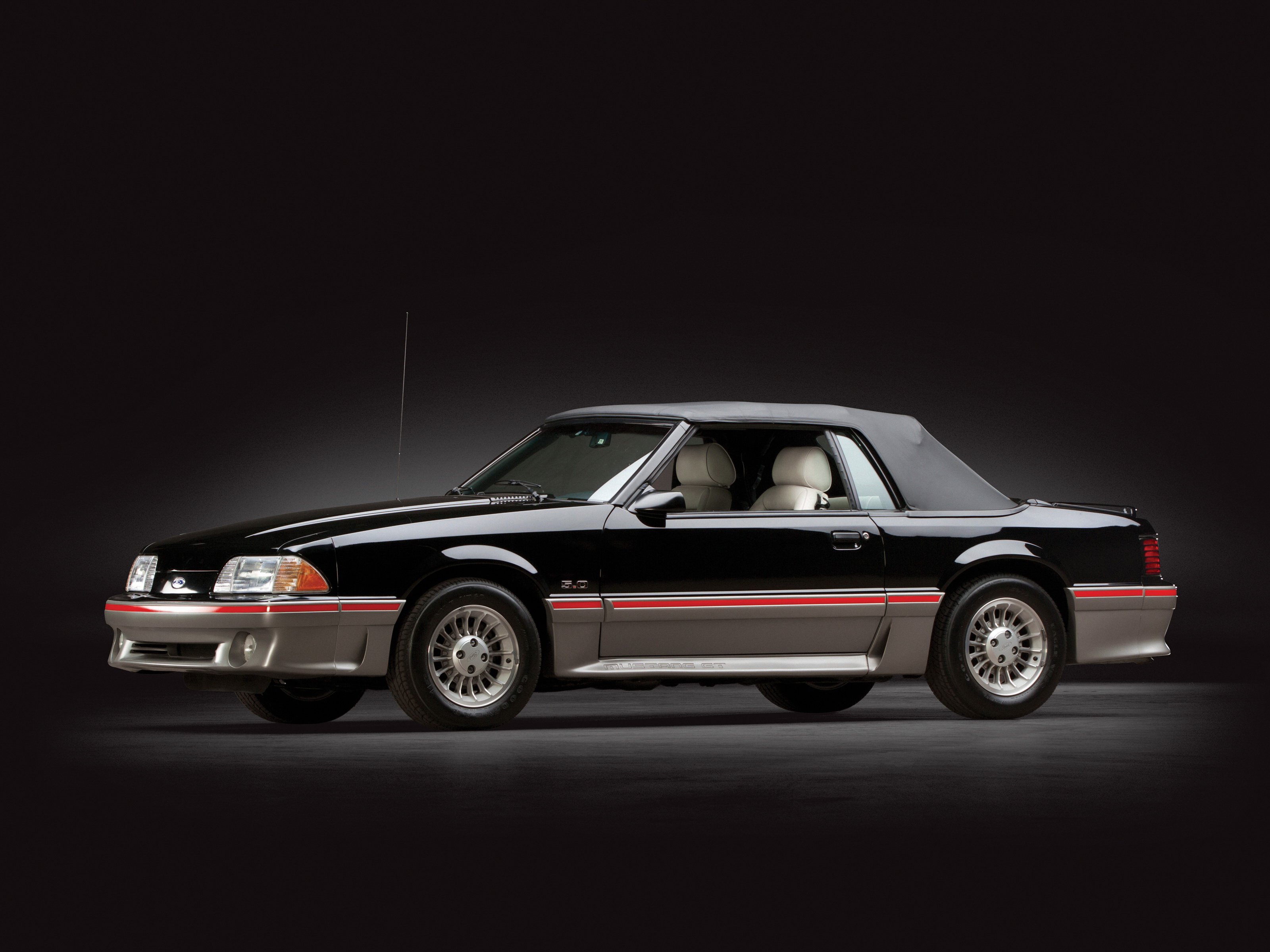 1987 93, Ford, Mustang, G t, Convertible, Muscle Wallpaper