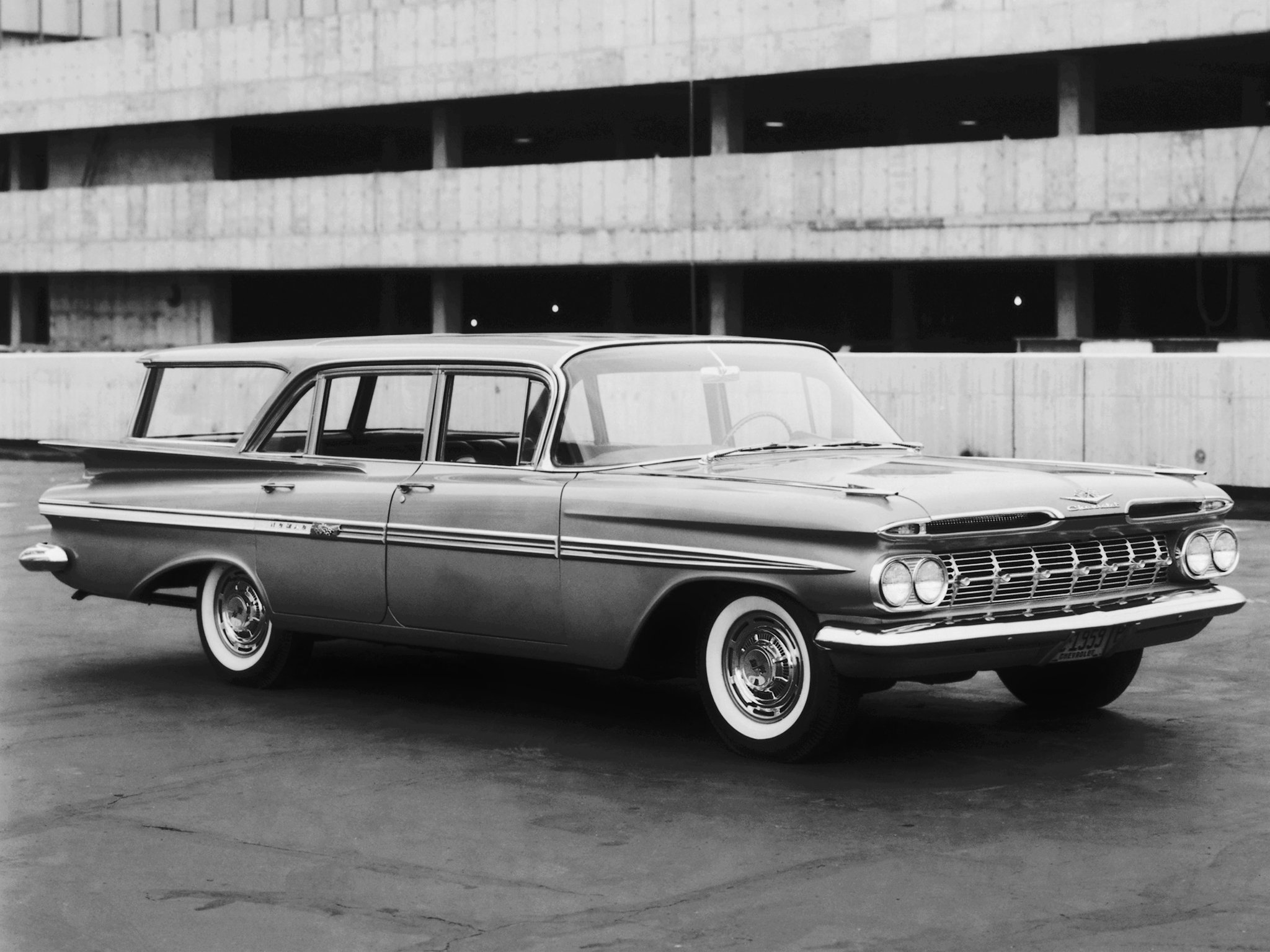 1959, Chevrolet, Impala, Nomad, Stationwagon, Retro Wallpaper