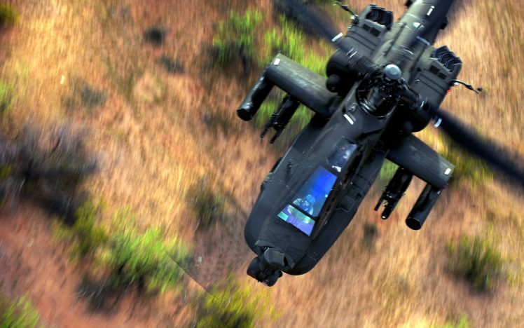 helicopter, Ah 64, Apache, Military, Pilot, Soldiers HD Wallpaper Desktop Background