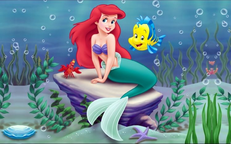 the, Little, Mermaid HD Wallpaper Desktop Background