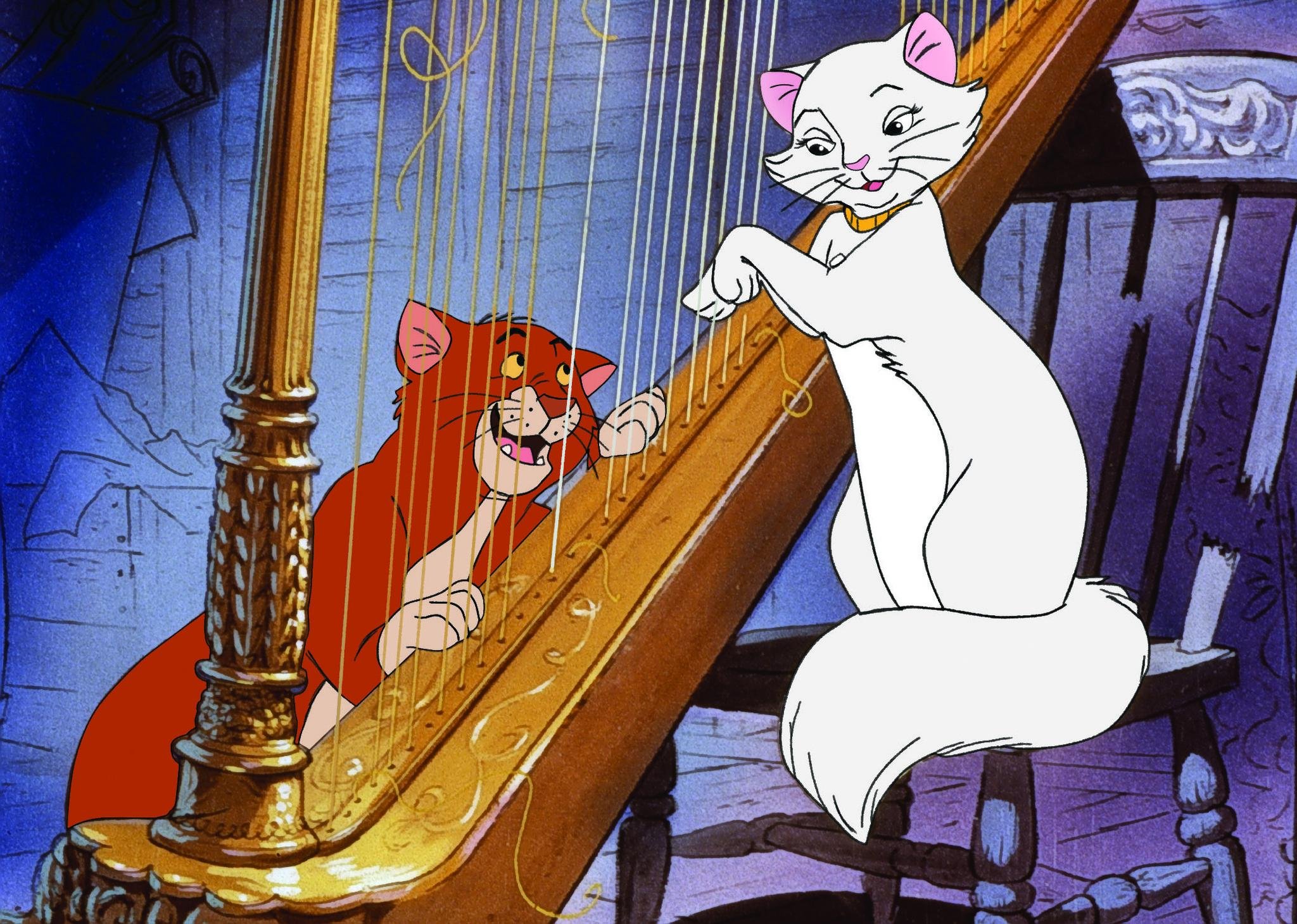 the, Aristocats, Animation, Cartoon, Cat, Cats, Family ...