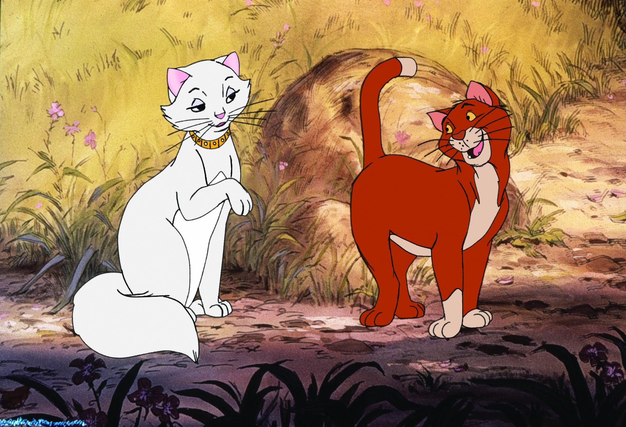 the, Aristocats, Animation, Cartoon, Cat, Cats, Family, Disney Wallpaper
