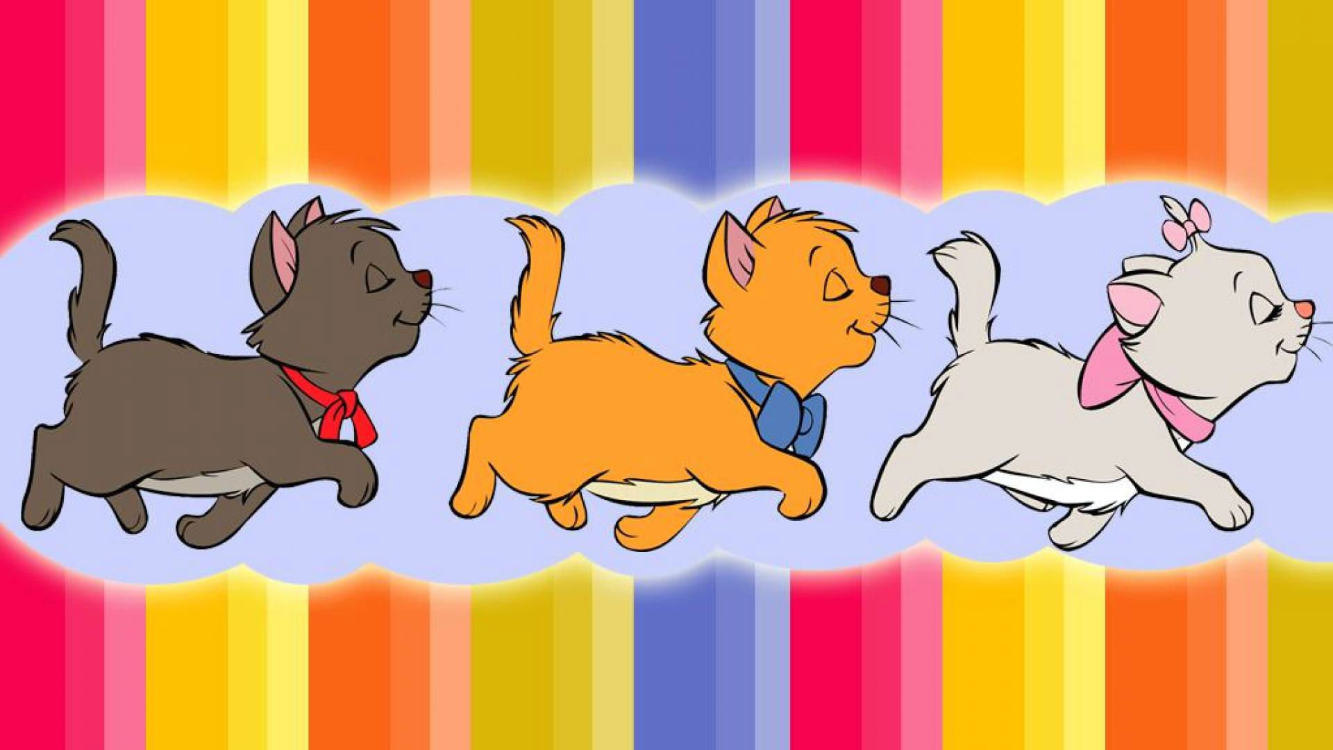 the, Aristocats, Animation, Cartoon, Cat, Cats, Family, Disney, Kitten Wallpaper