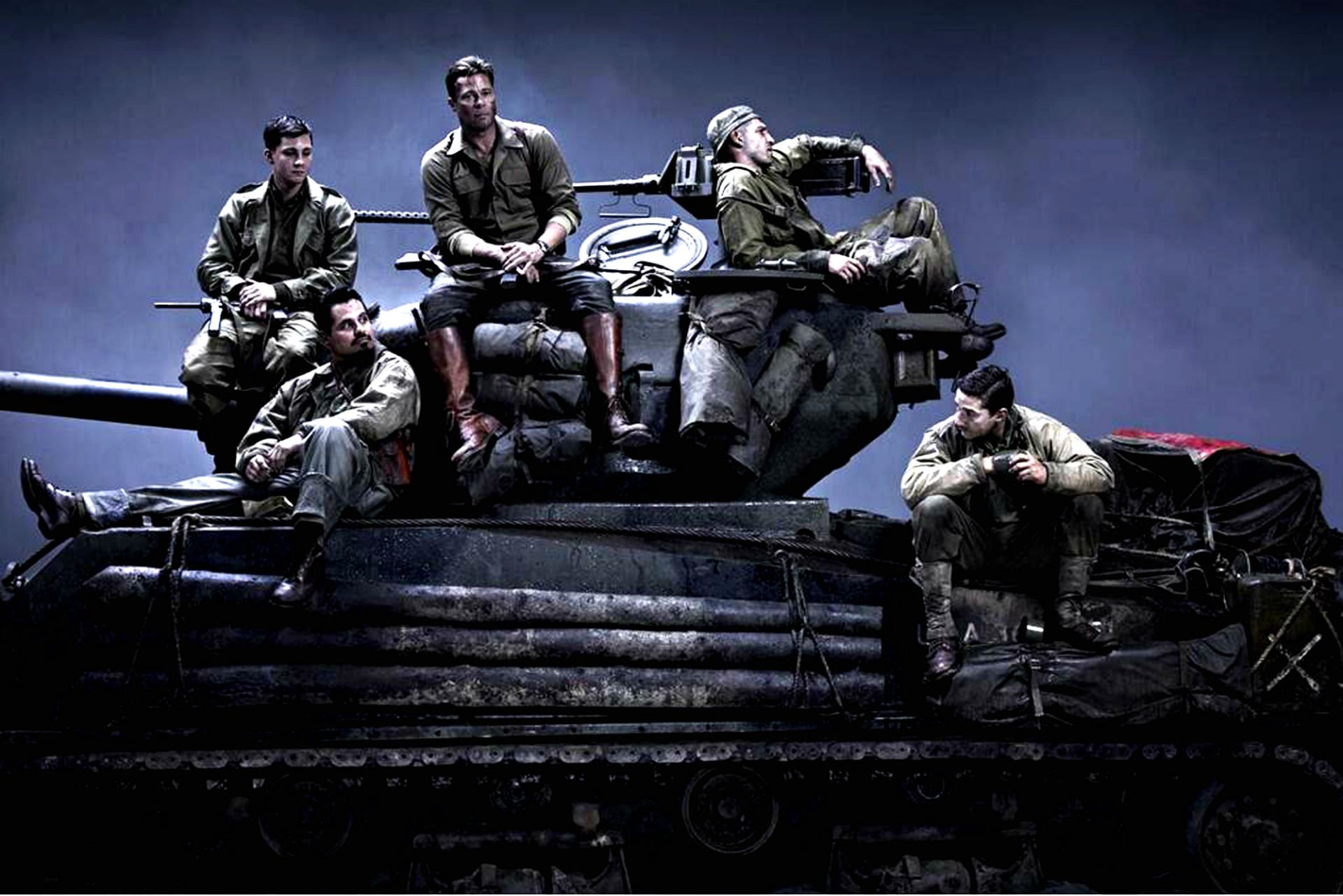 fury, Action, Drama, War, Brad, Pitt, Military, Tank Wallpaper
