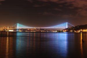 istanbul, Turkey, City, Sea, Of, Aeyaeymarmara, Bosphorus, Bridge, Panoramic