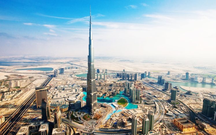 burj, Khalifa, Aka, Burj, Dubai wide HD Wallpaper Desktop Background