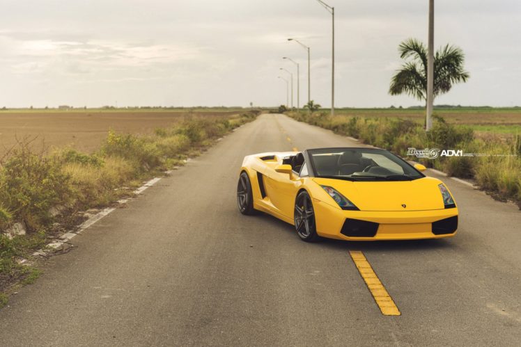 2014, Adv1, Wheels, Lamborghini, Gallardo, Spider, Supercars HD Wallpaper Desktop Background