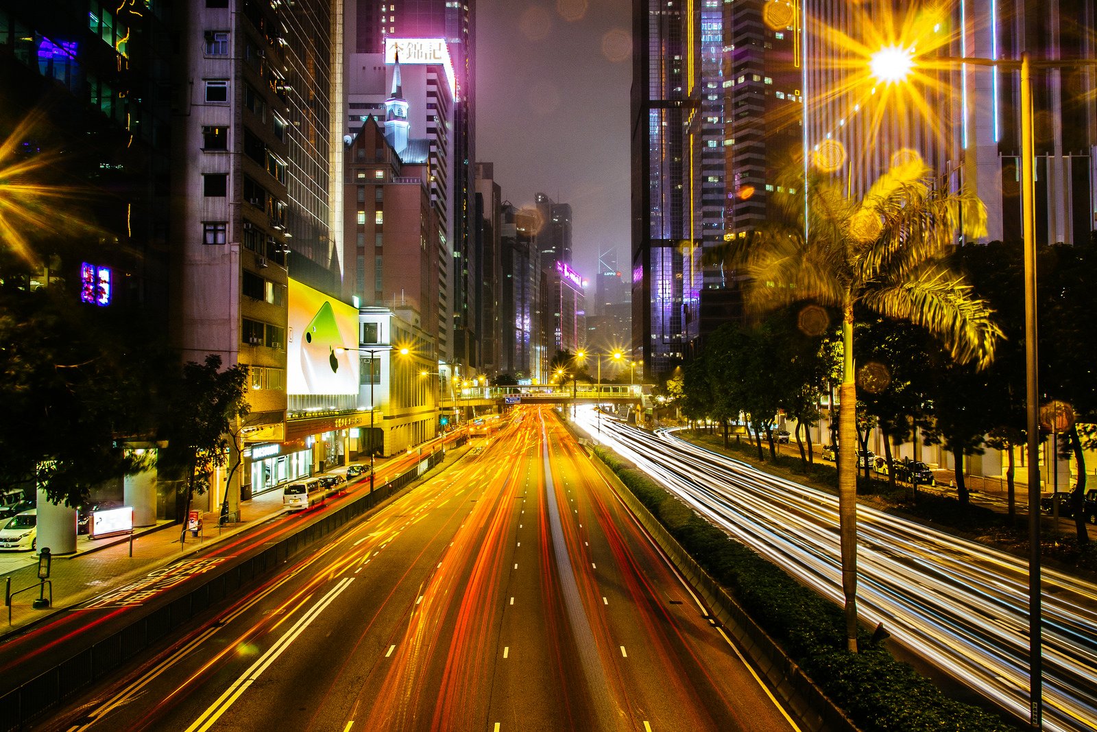 ray, Light, Road, Cities, Colors Wallpaper