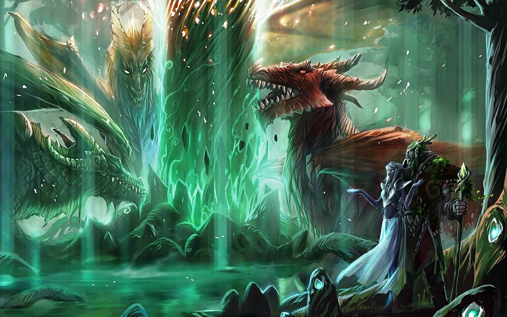 world, Of, Warcraft, Fantasy Wallpaper