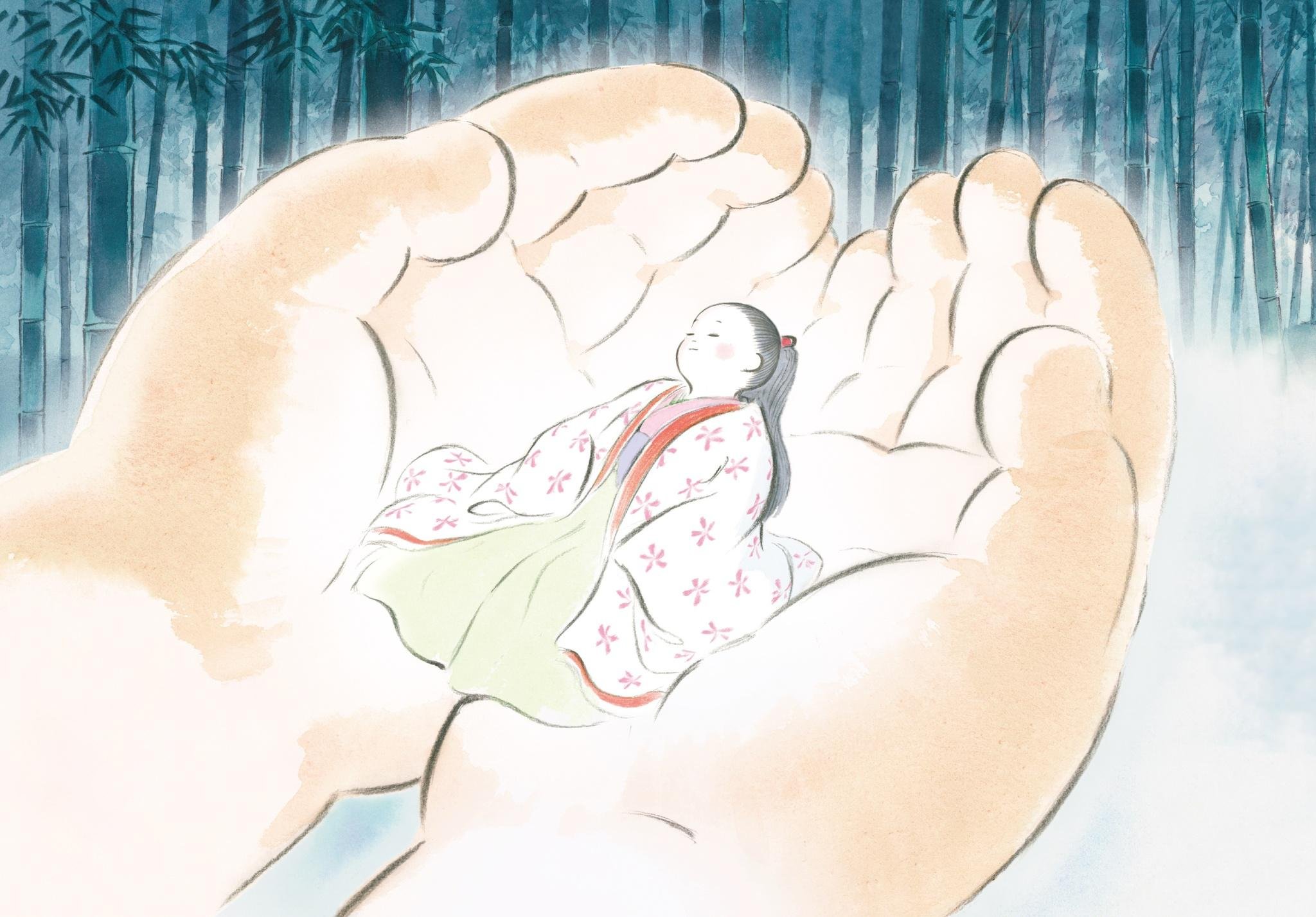 tale, Of, The, Princess, Kaguya, Animation, Drama, Fantasy, Asian, Cartoon, Monogatari Wallpaper