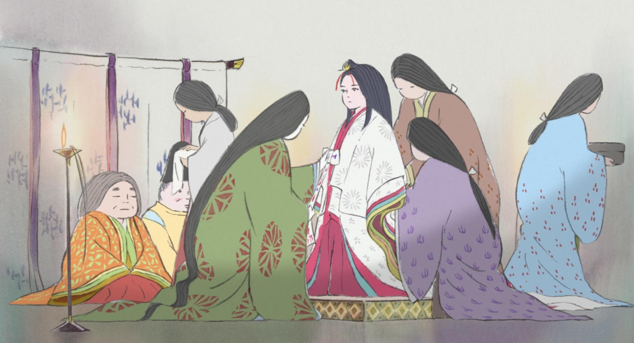 tale, Of, The, Princess, Kaguya, Animation, Drama, Fantasy, Asian, Cartoon, Monogatari Wallpaper