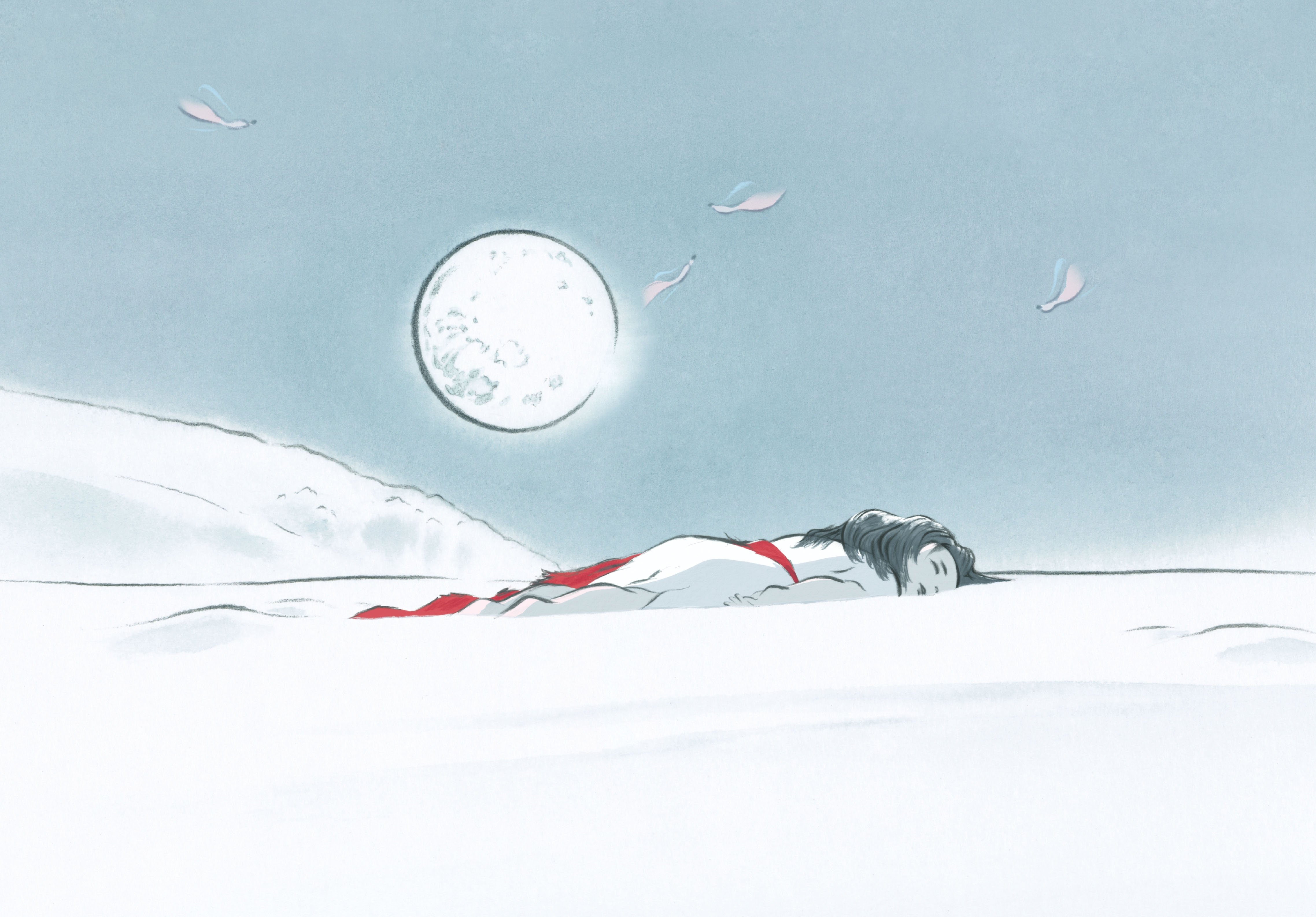 tale, Of, The, Princess, Kaguya, Animation, Drama, Fantasy, Asian, Cartoon, Monogatari Wallpaper