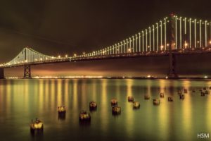 architecture, Bridge, Cities, City, Francisco, Gate, Golden, Night, San, Skyline, California, Usa, Bay, Sea, Bridges