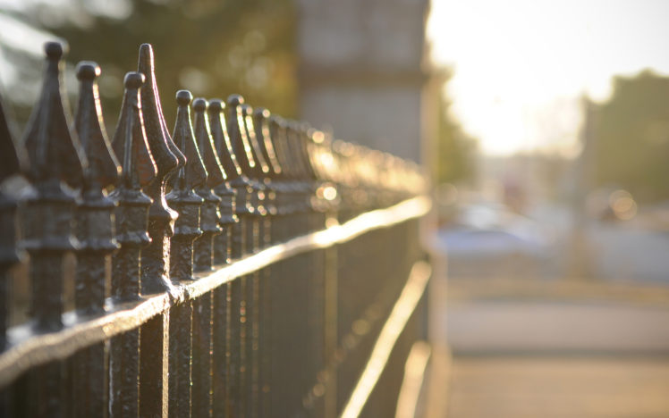 gate, Macro, Warm, Fence HD Wallpaper Desktop Background