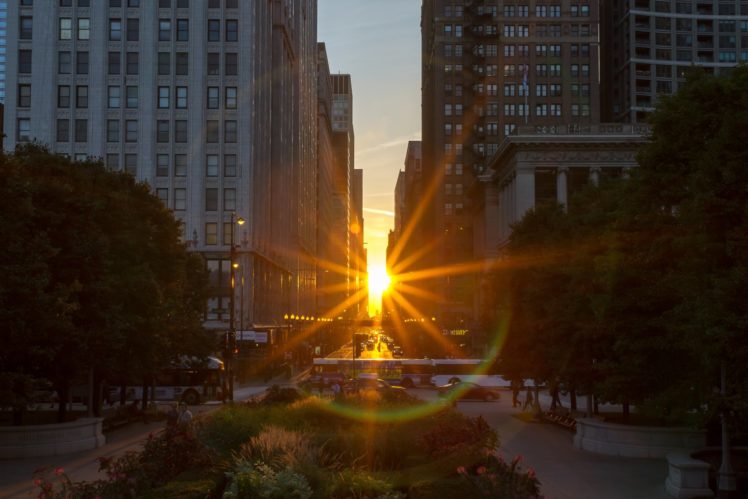 architecture, Bridges, Chicago, Cities, City, Francisco, Night, Skyline, Usa, Illinois, Trump, Tower, Mid ouest, Comta HD Wallpaper Desktop Background