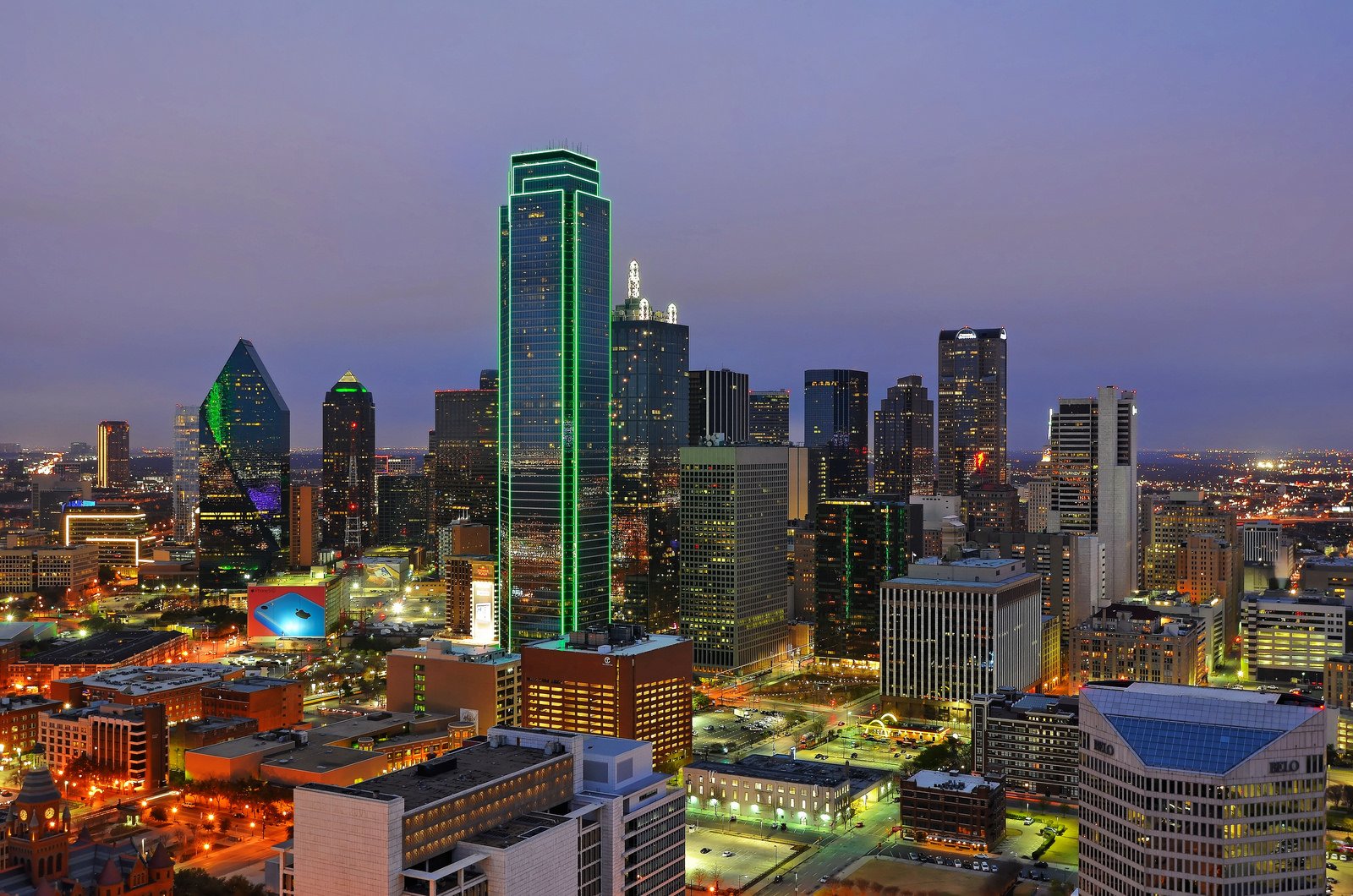 dallas-architecture-bridges-cities-city-texas-night-towers