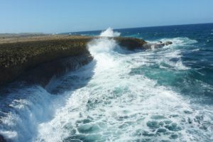 curacao, Ocean, Waves, Spray, Rocks