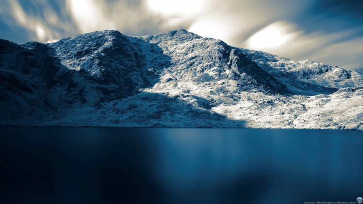 mountains, Nature, Wild, Sky, Blue, Snow, High HD Wallpaper Desktop Background