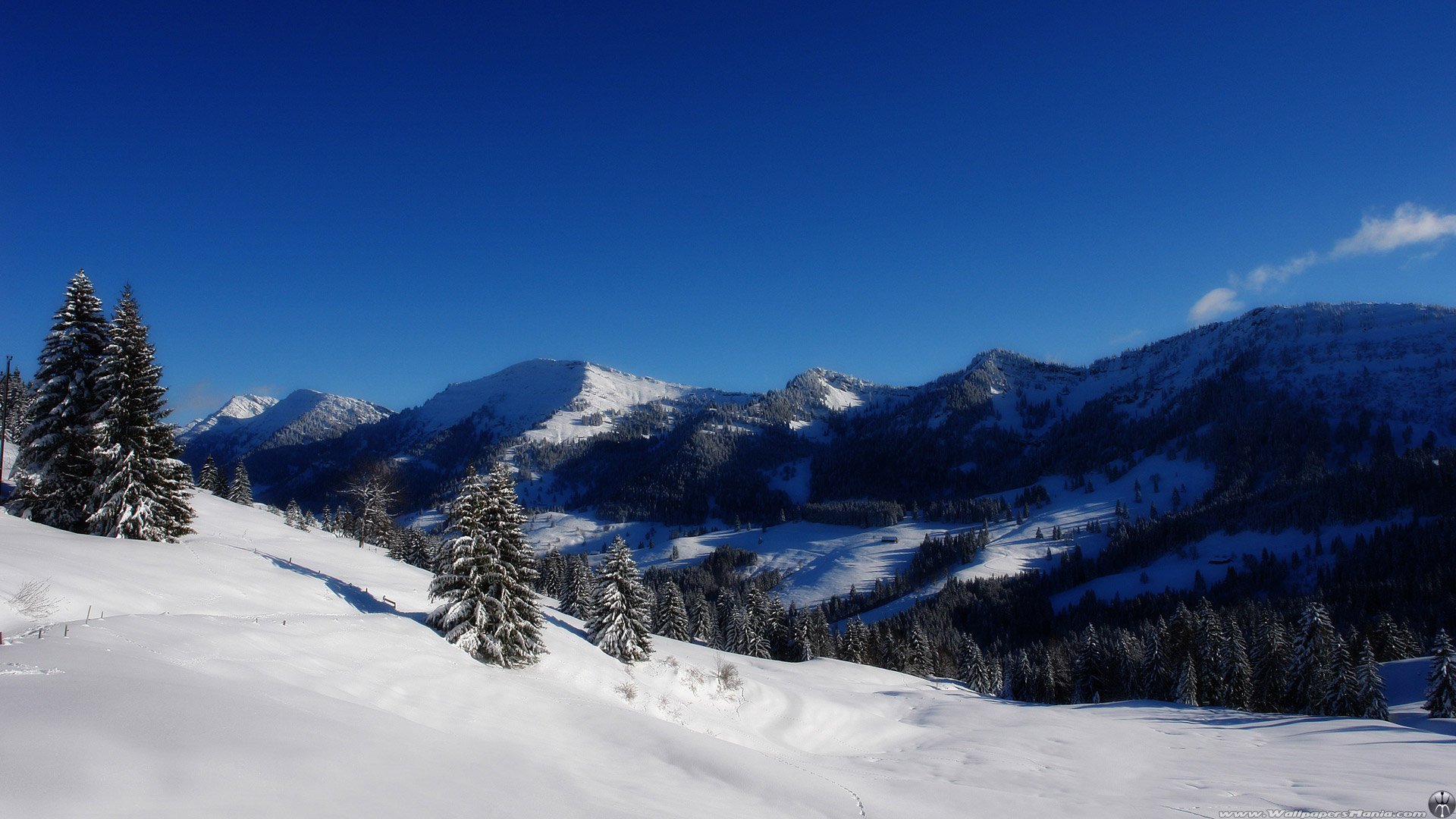 mountains, Nature, Wild, Sky, Blue, Snow, High Wallpaper