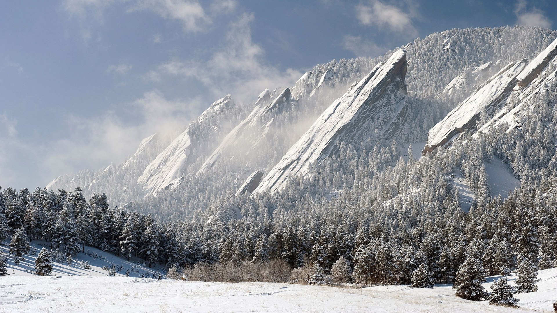 mountains, Nature, Wild, Sky, Blue, Snow, High Wallpaper