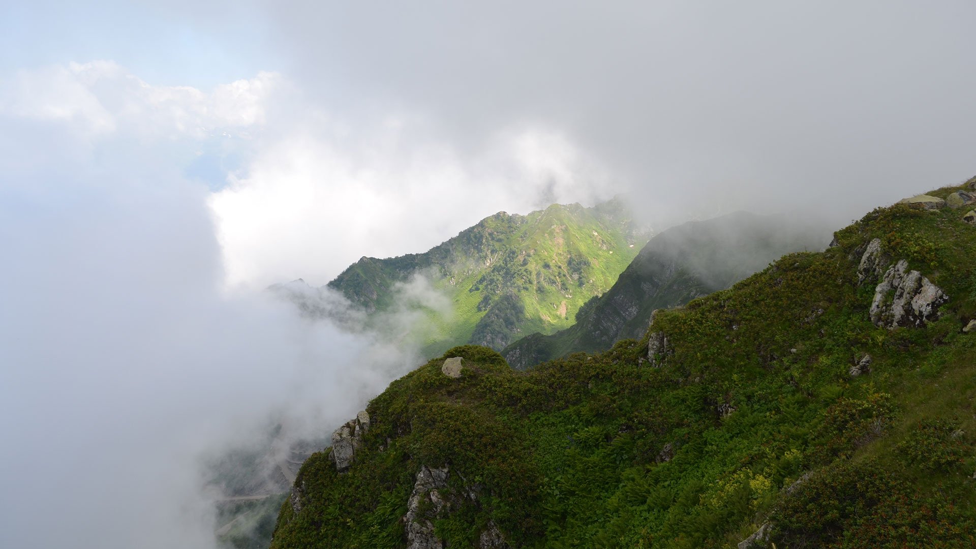 mountains, Nature, Wild, Sky, Blue, Snow, High Wallpaper