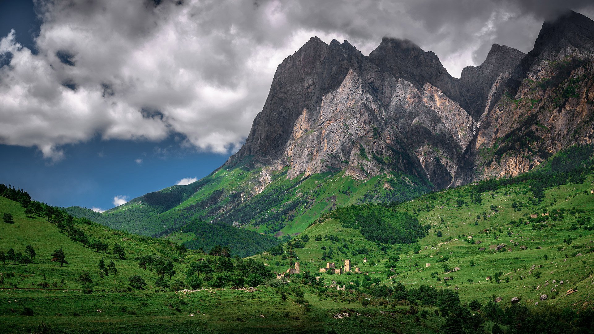 mountains, Nature, Wild, Sky, Mountain, Sky, Blue, Snow Wallpaper