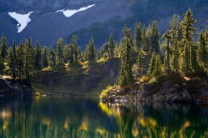 baker, Wilderness, Washington, Mount, Lake, Hayes, Backgrounds, Landscape, Nature, Reflection