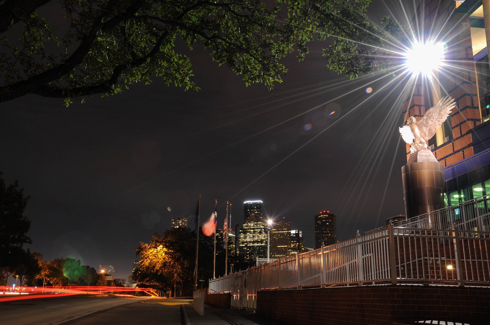 houston, Architecture, Bridges, Cities, City, Texas, Night, Towers, Buildings, Usa, Downtown, Offices, Storehouses, Stores Wallpaper