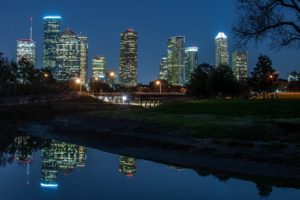 houston, Architecture, Bridges, Cities, City, Texas, Night, Towers, Buildings, Usa, Downtown, Offices, Storehouses, Stores