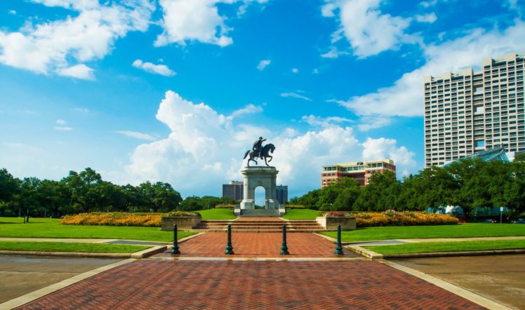 houston, Architecture, Bridges, Cities, City, Texas, Night, Towers, Buildings, Usa, Downtown, Offices, Storehouses, Stores HD Wallpaper Desktop Background