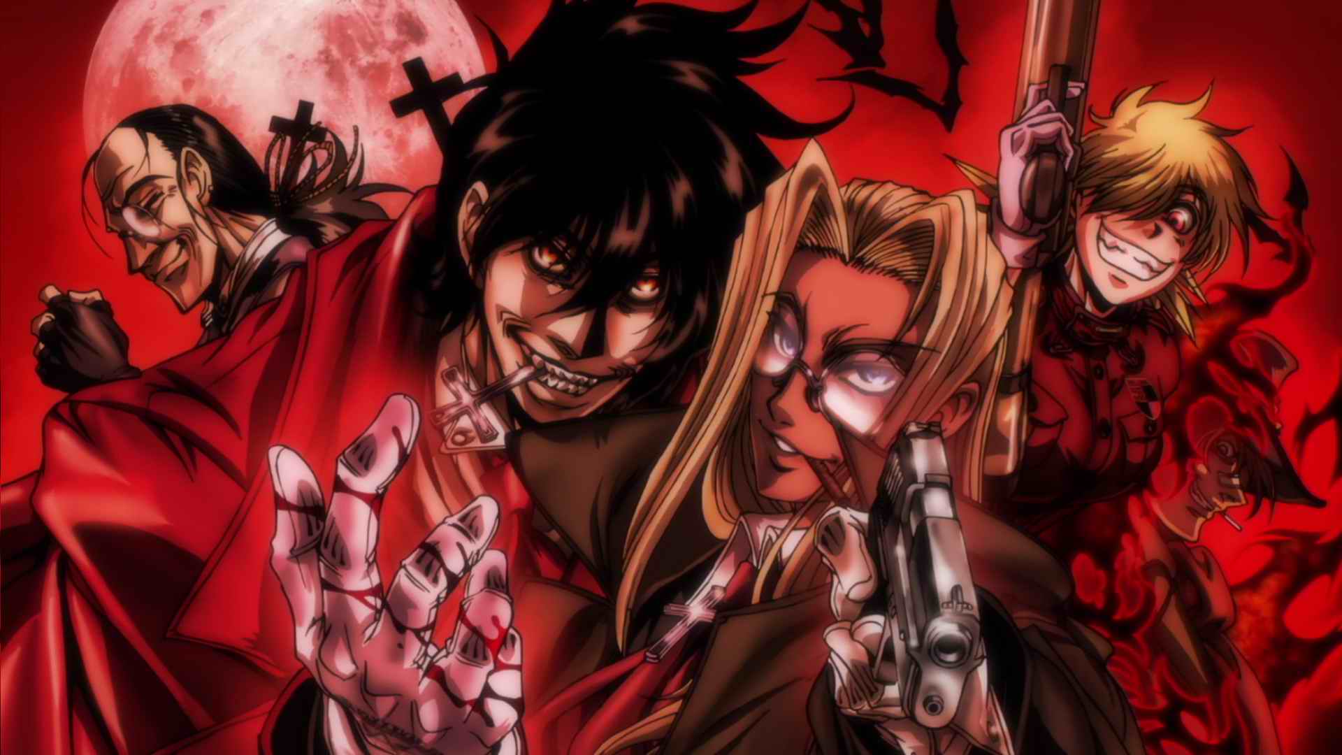 hellsing, Gothic, Anime Wallpaper