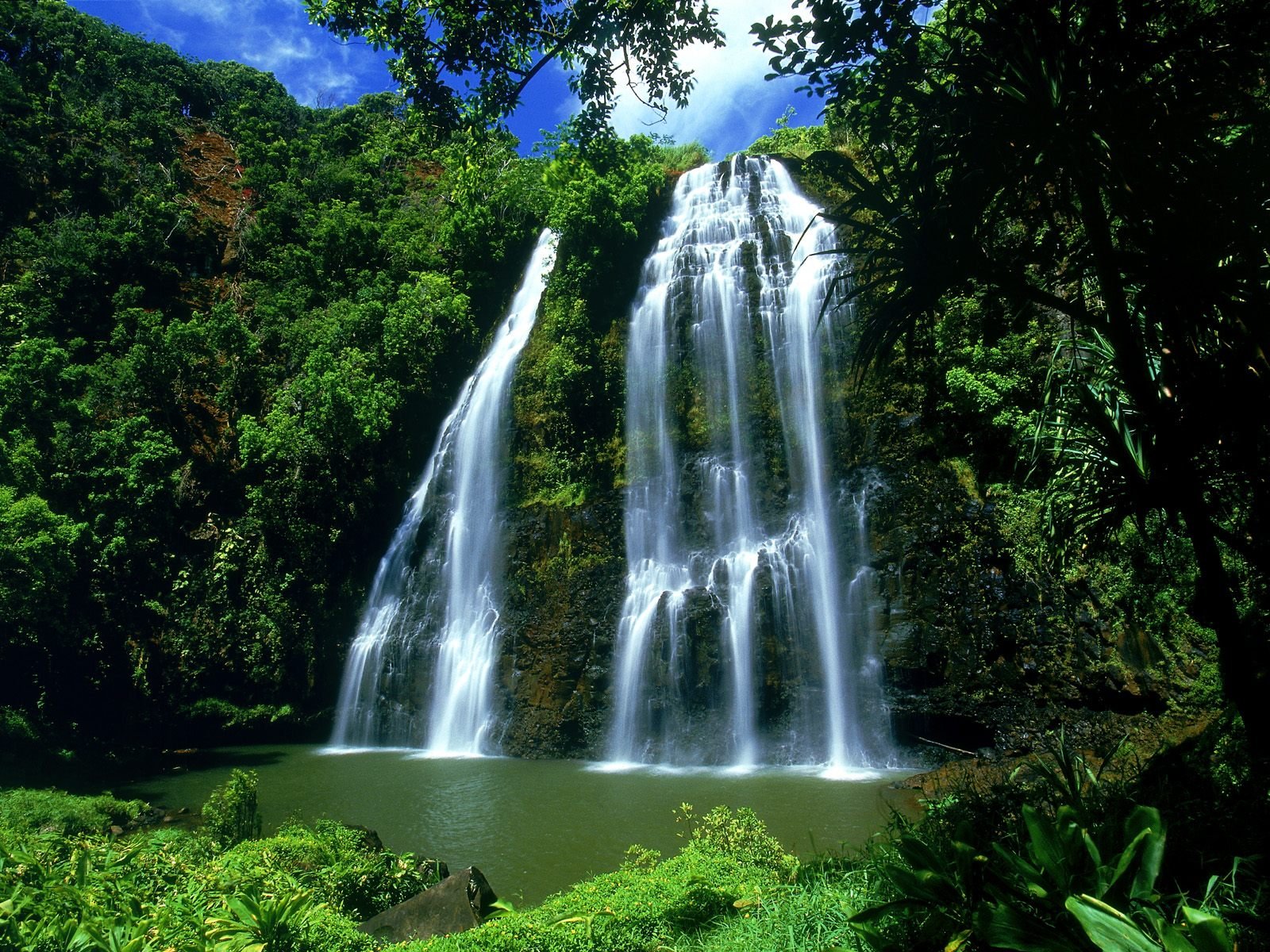 waterfall, River, Nature, Wild, Beautiful, Water Wallpaper
