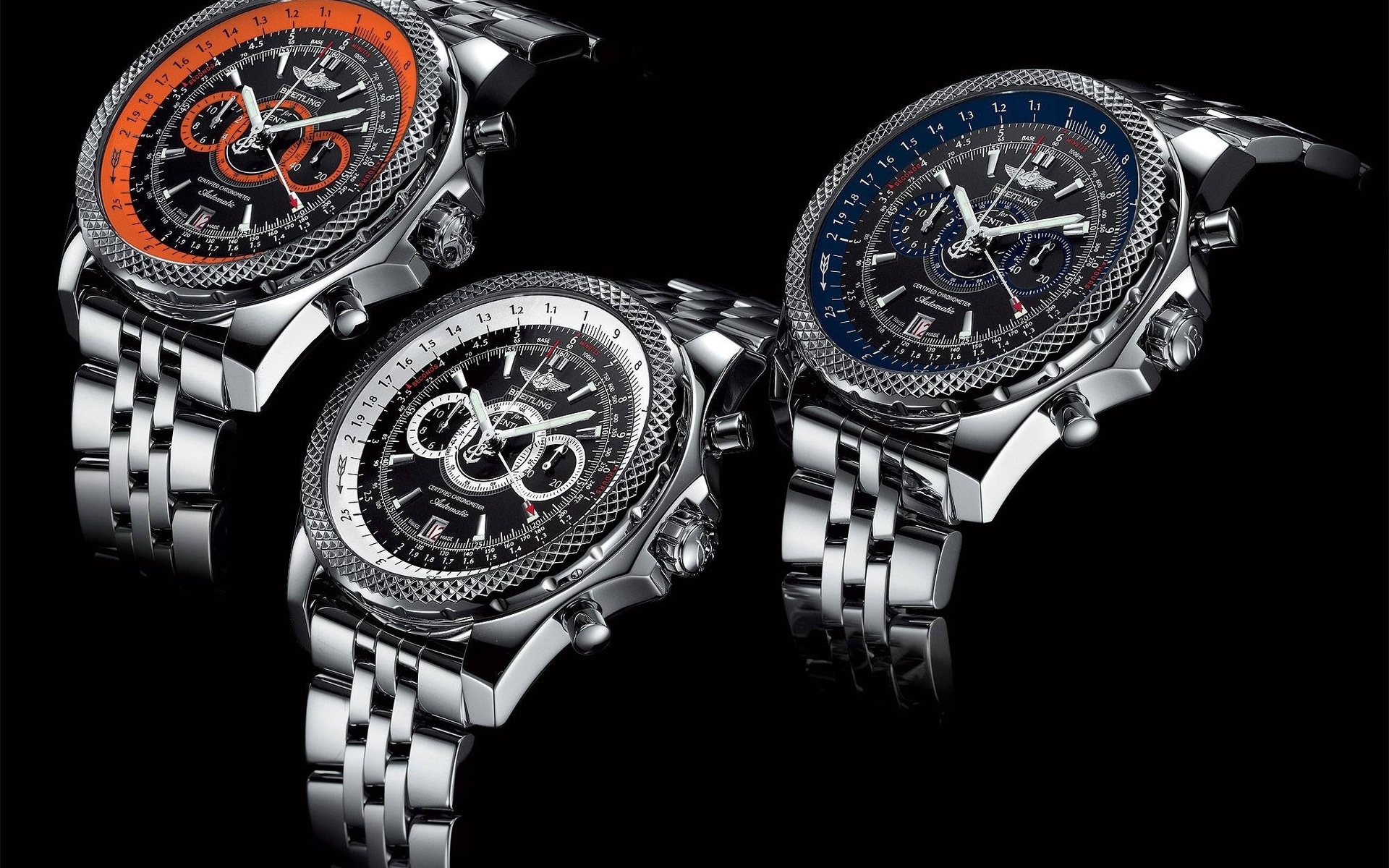 clock, Watch, Breitling, Bentley Wallpaper