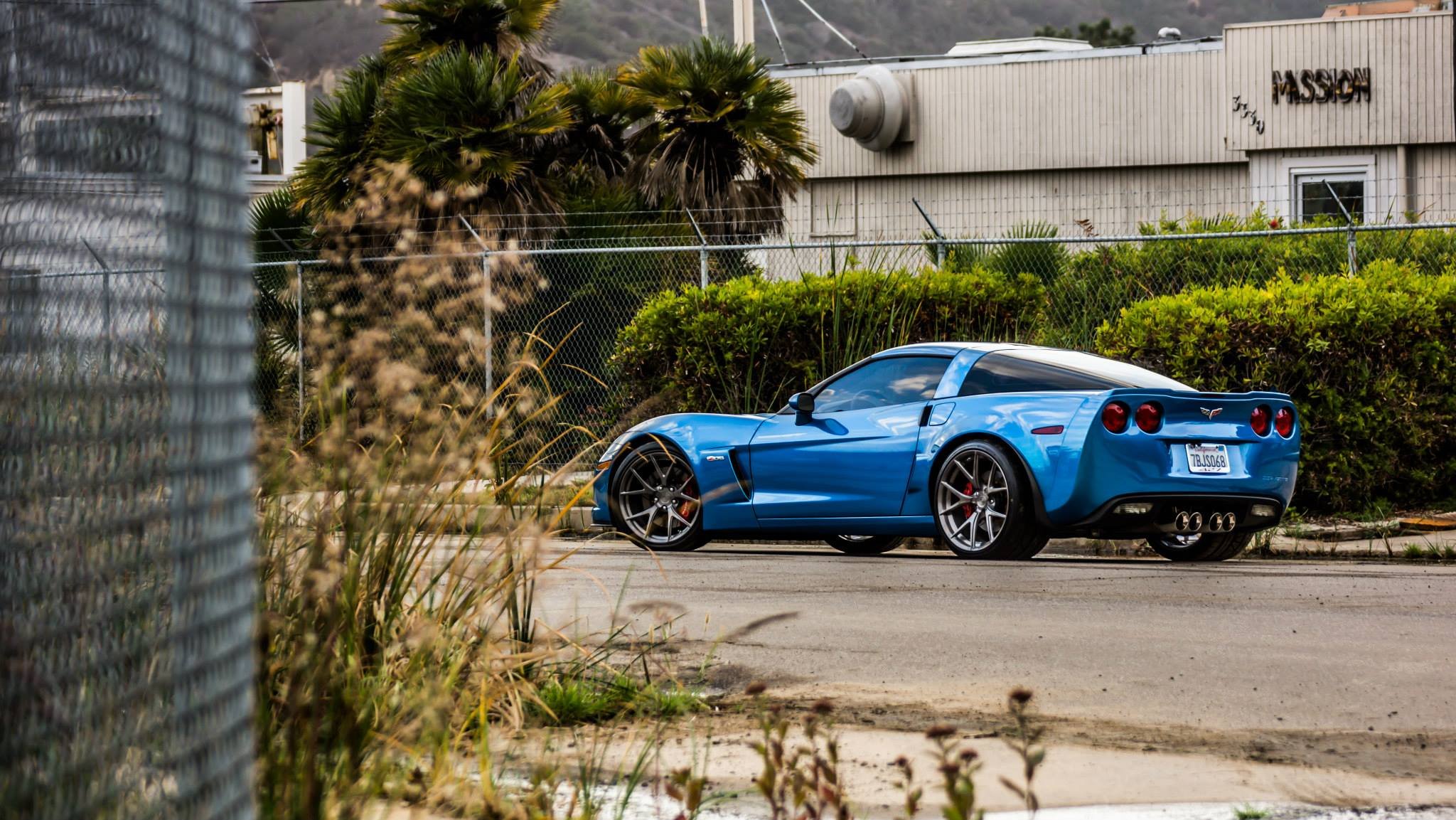 chevy, Z06, Corvette, Blue, Coupe, Cars Wallpaper