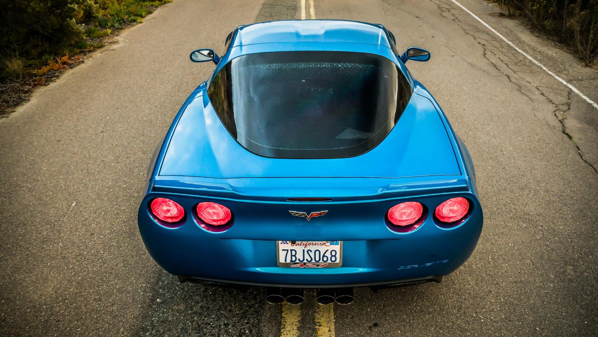 chevy, Z06, Corvette, Blue, Coupe, Cars Wallpaper