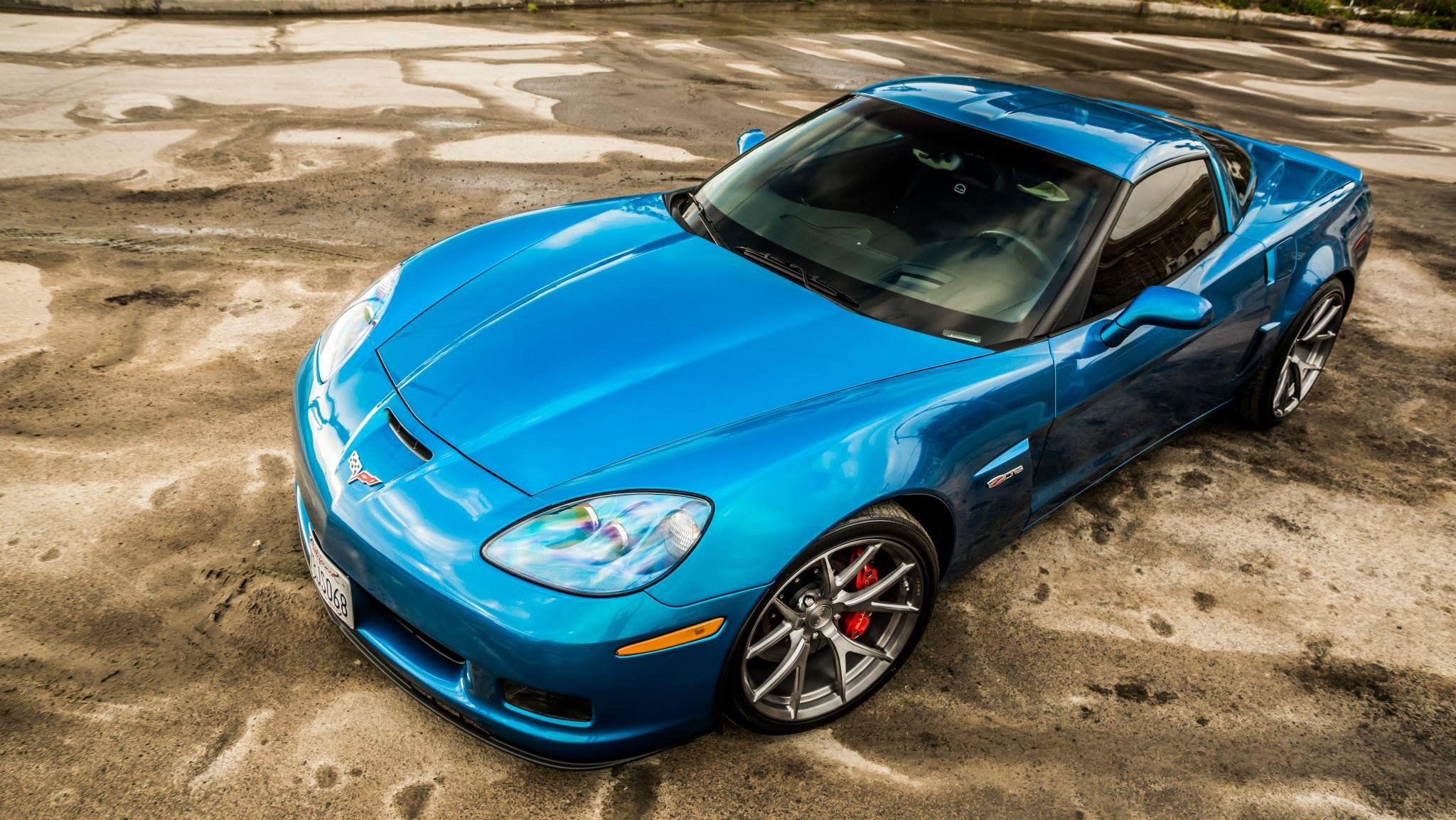 chevy, Z06, Corvette, Blue, Coupe, Cars Wallpaper