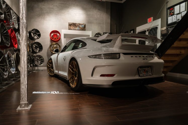 2014, Adv1, Wheels, Porsche, 911 gt3, Tuning, Cars HD Wallpaper Desktop Background