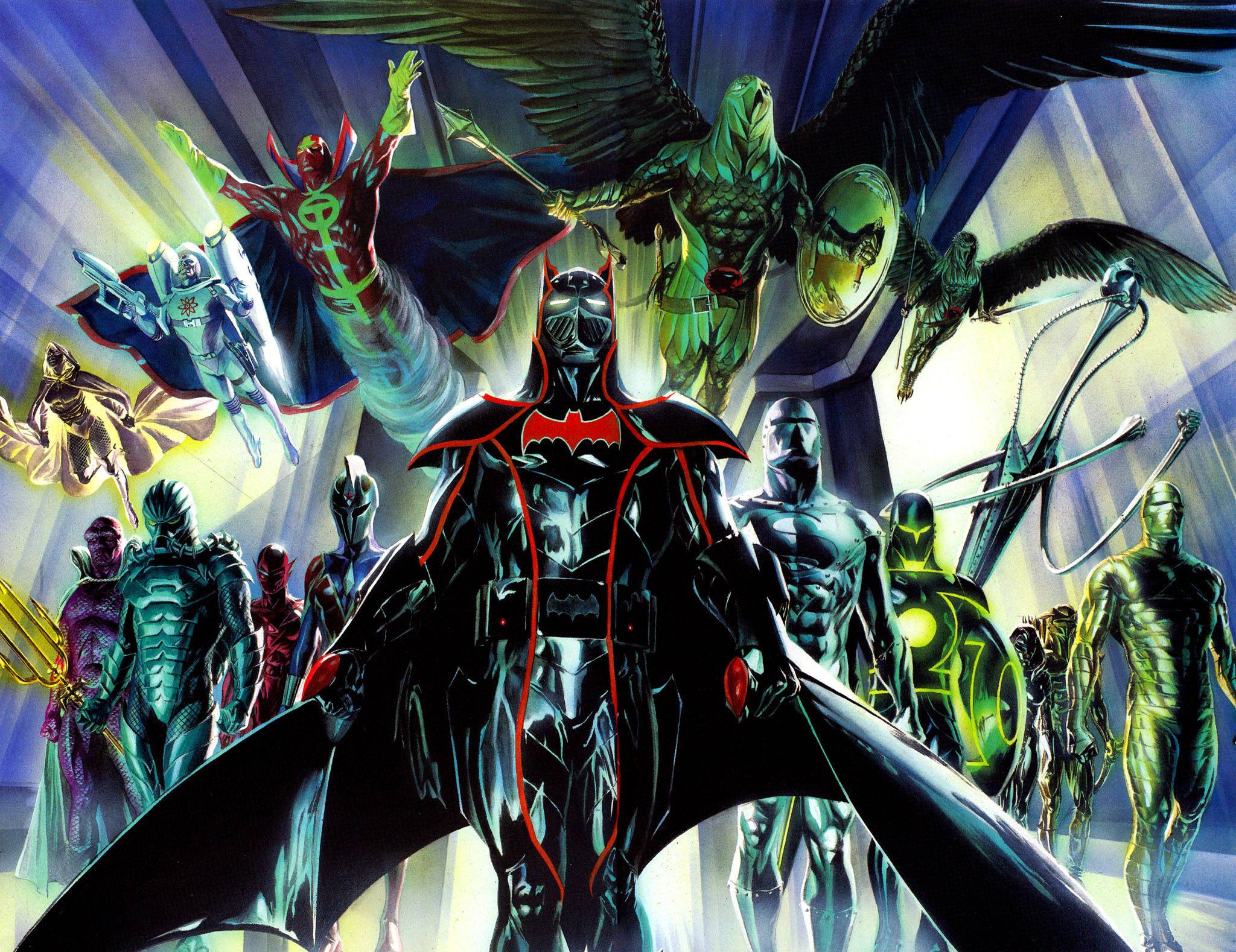 justice, League, Dc, Batman Wallpaper