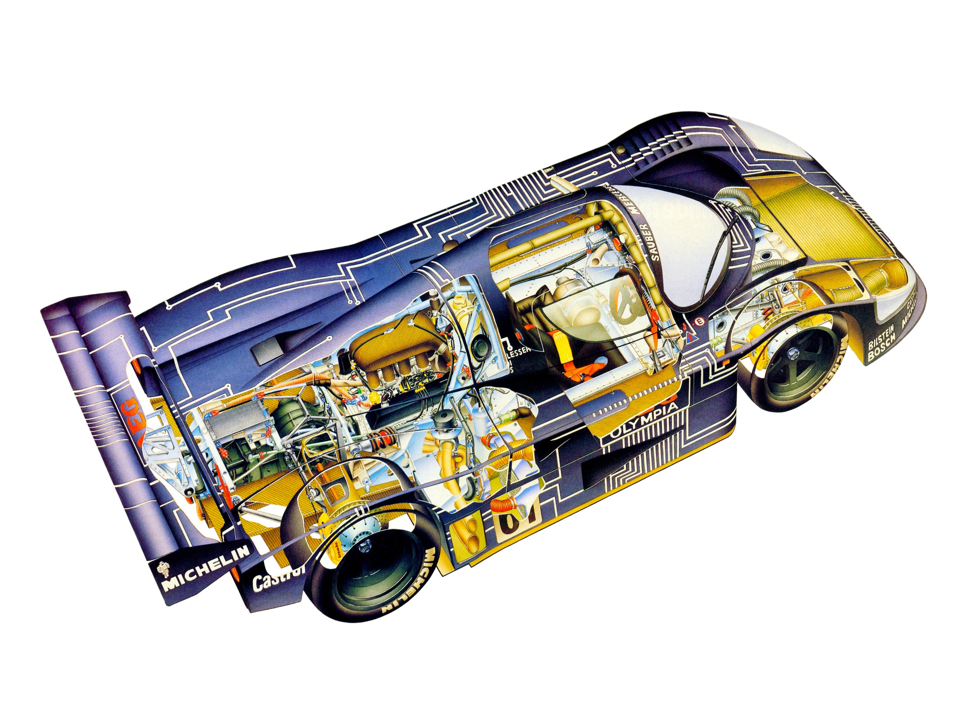 1987, Sauber, Mercedes, Benz, C 9, Race, Racing, Le mans Wallpaper