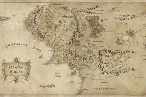 middle, Earth, The, Lord, Of, The, Rings, Map, Fantasy, Movies, Hobbit