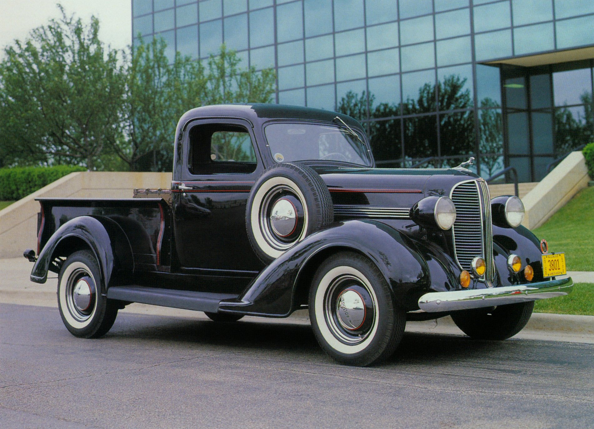 1938, Dodge, R c, Pickup, Retro Wallpaper
