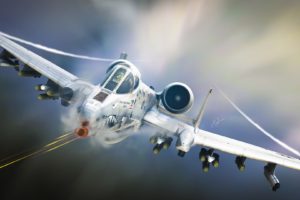 a 10, Tankbuster, Attack, Aircraft, Airplane, Aviation, Art, Military