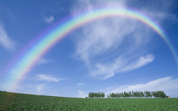 rainbow, Sky, Landscapes HD Wallpaper Desktop Background