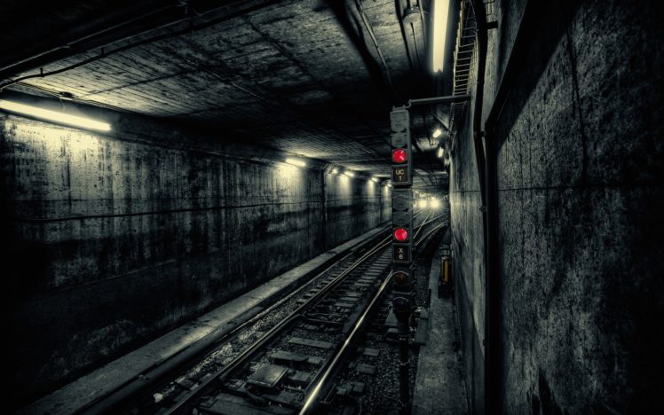 subway, Train, Tunnel, Light, Architecture, Tracks HD Wallpaper Desktop Background