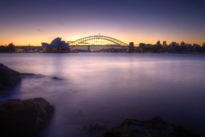 australia, Sydney, Opera, House, Habour, Bridge, Sunset